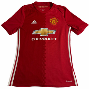 Adidas Red Manchester United Soccer Jersey ClimaCool Youth XL 15/16